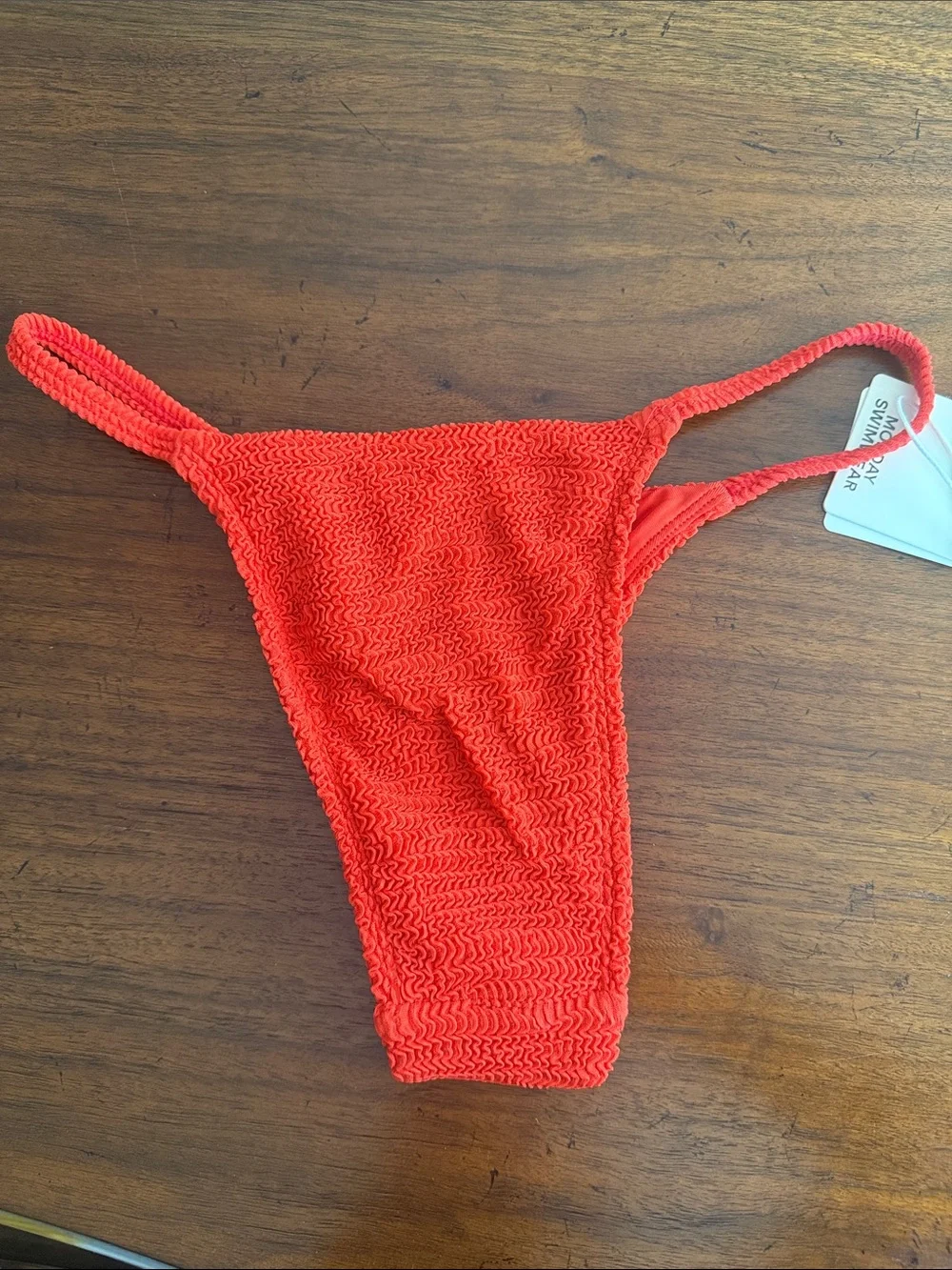 Monday Swimwear Chili Pepper Crinkle Barbados Bottoms